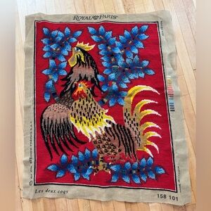 French vintage needlepoint Royal Paris Steiner Frères